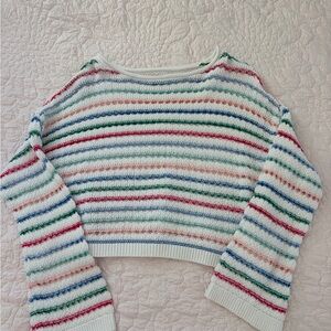 Hollister Multicolor Striped Knit Sweater